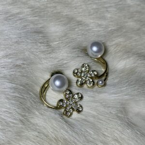 Blooming Petals and Pearls Studs