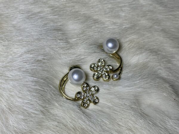 Blooming Petals and Pearls Studs