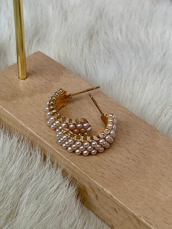 Pearl Hoops - Image 2