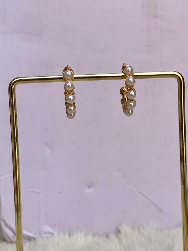 Pearl Hoops - Image 3