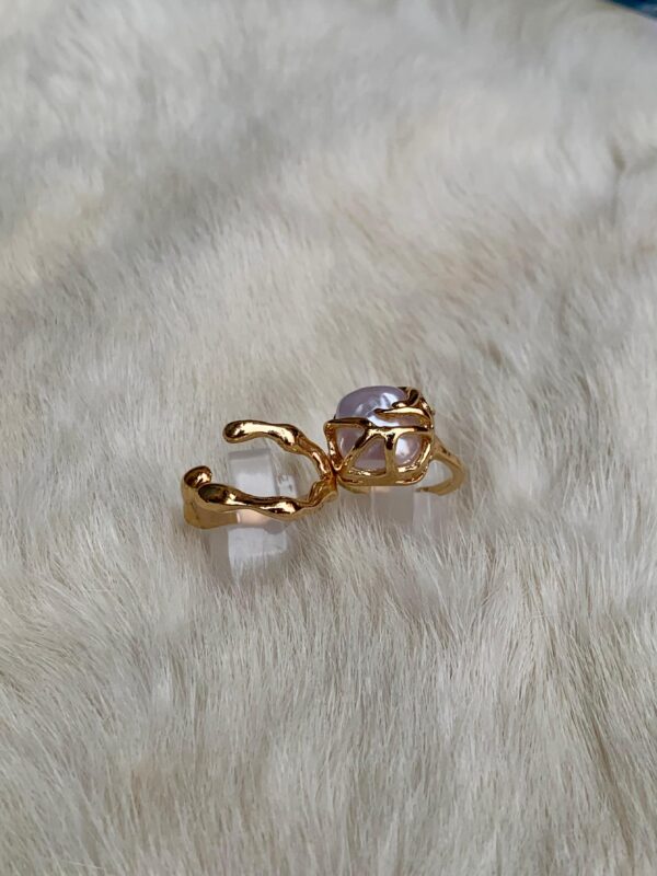 Moon in gold